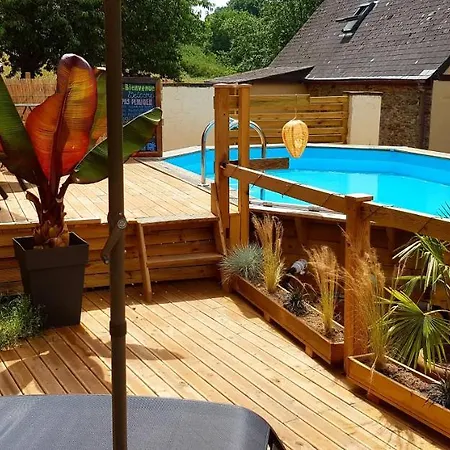 度假居 Le Vieux Moulin - A Charming Stone With Garden View And Seasonal Pool *
